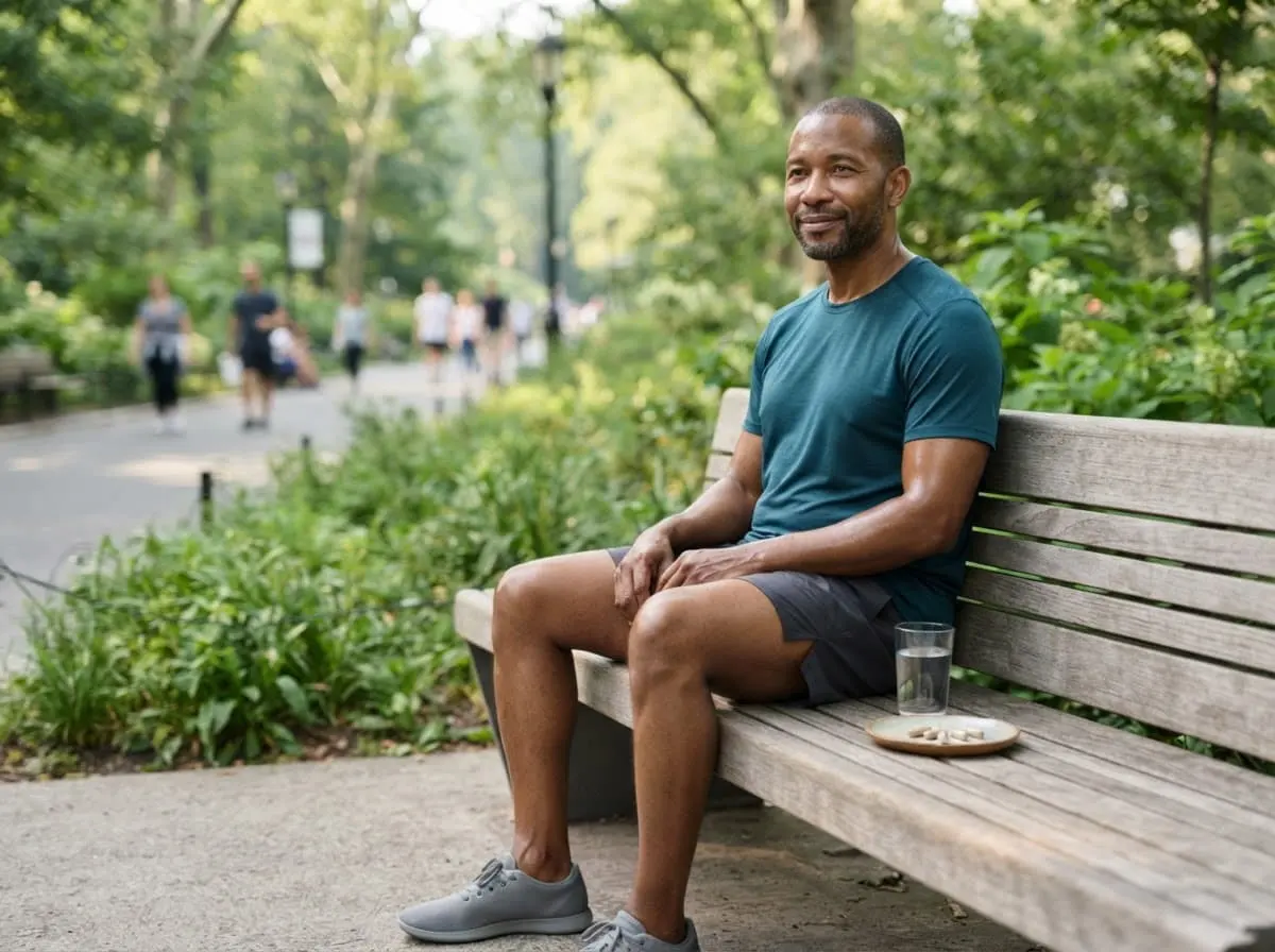 Men’s health supplements in everyday use