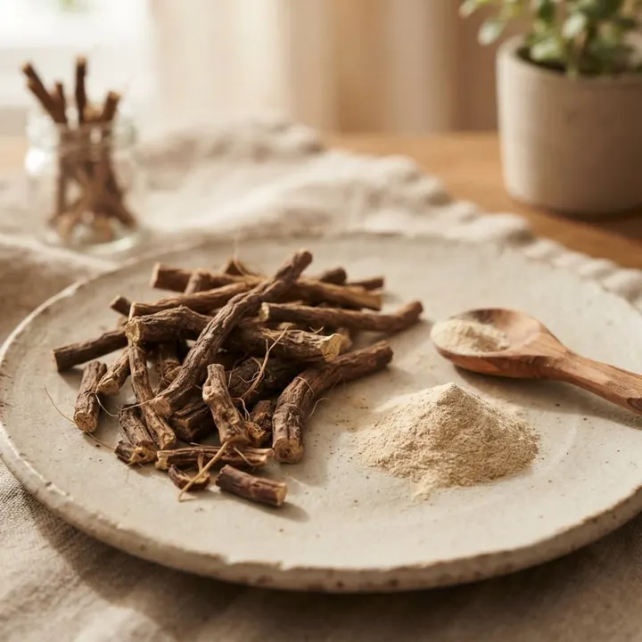 Calming herbal ingredients for sleep support