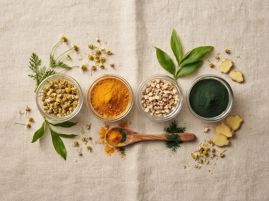 Joint supplement tablets and ingredients, illustrative