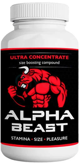 Alpha Beast ultra concentrate men’s supplement bottle