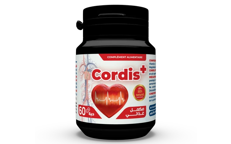 Cordis Plus, complément alimentaire en comprimés pour le cœur et la circulation, boîte de 60