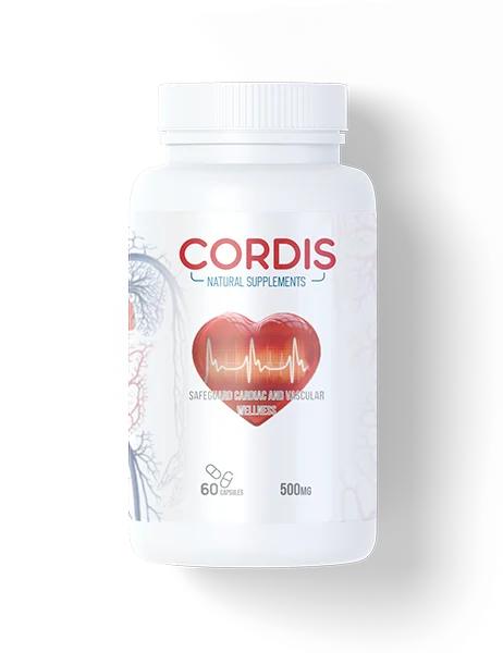 Cordis cardiovascular supplement bottle