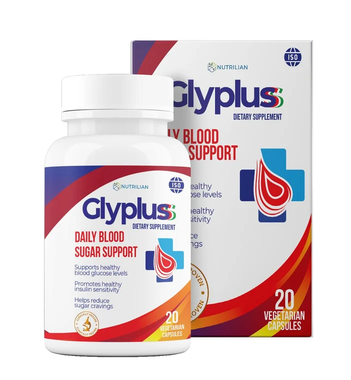 GlyPlus, complément alimentaire en gélules végétales pour l’équilibre de la glycémie, boîte de 20