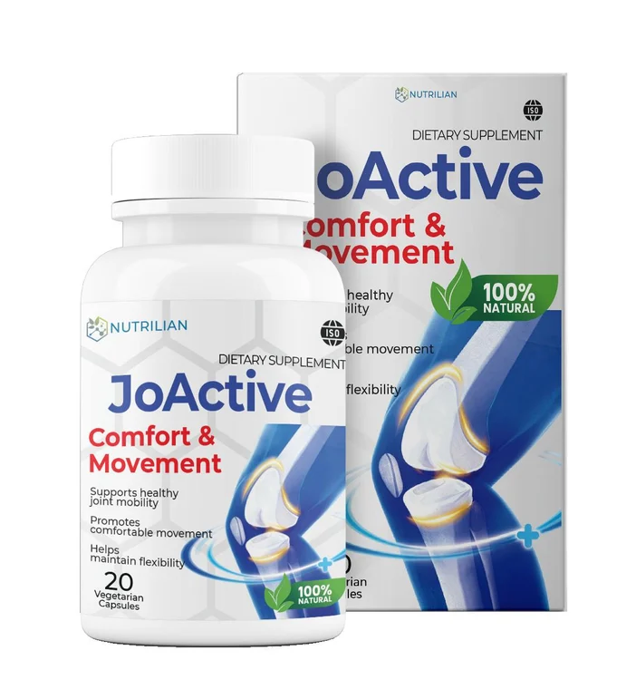 JoActive, complément alimentaire en gélules végétales pour les articulations, boîte de 20