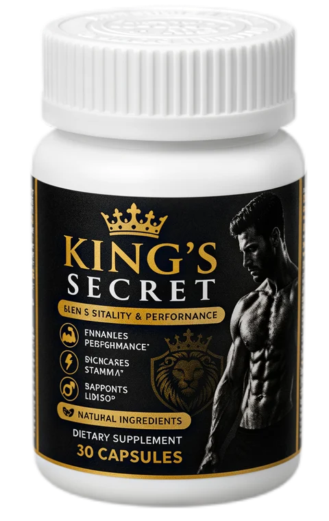 King’s Secret men’s supplement bottle