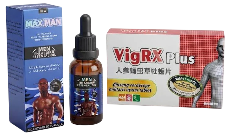 MaxMan + VigRX Plus, emballage