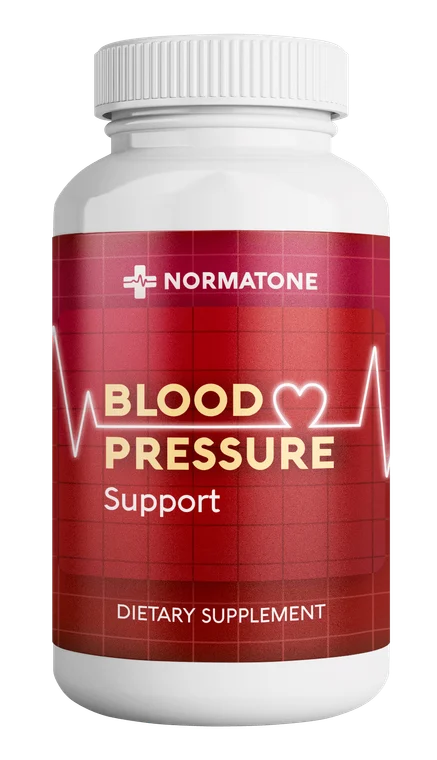Normatone Blood Pressure Support dietary supplement bottle