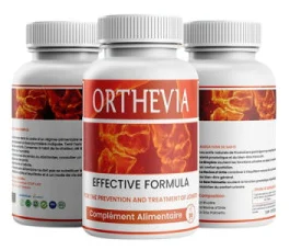 Orthevia, complément alimentaire en gélules pour les articulations, flacon