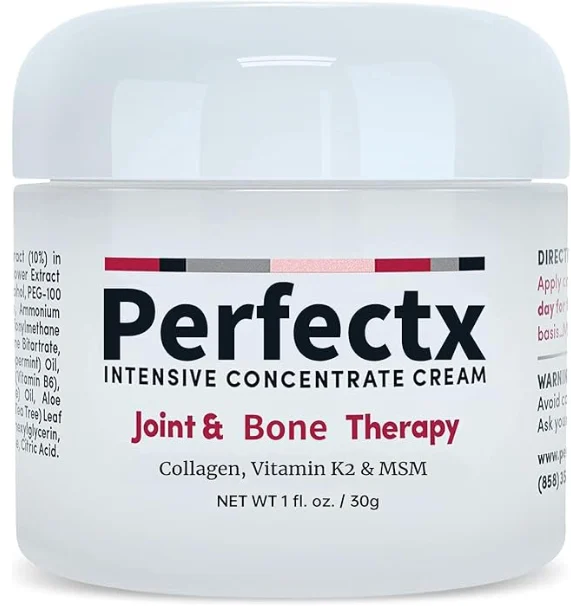 Perfectx joint and bone intensive concentrate cream jar