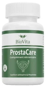 ProstaCare, gélules pour le confort urinaire et la prostate, flacon de 30 gélules