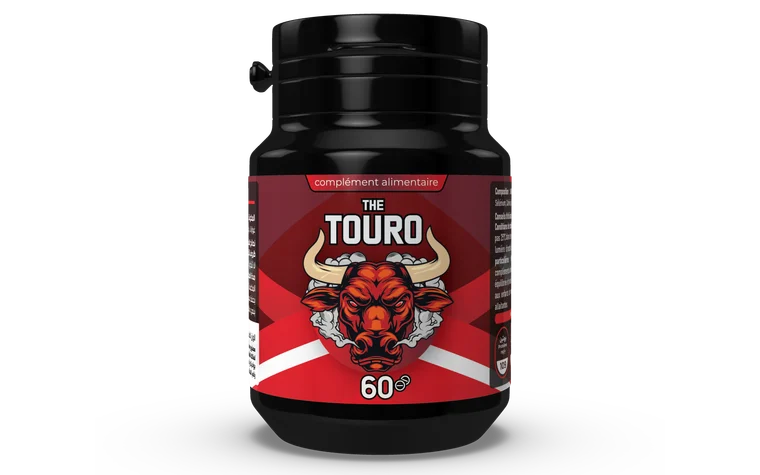 The Touro, complément alimentaire naturel pour homme en gélules, boîte de 60